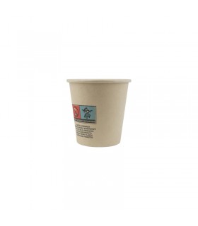 Gobelet en fibre de bambou avec laminage plastique PE   H57mm 72ml - 1000Pcs