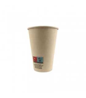 Gobelet en fibre de bambou avec laminage plastique PE   H91mm 200ml - 1000Pcs