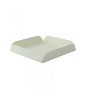 Carré rainé carton blanc  170x170mm H10mm - 250Pcs