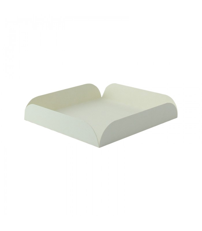Carré rainé carton blanc  170x170mm H10mm - 250Pcs
