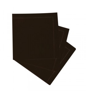 Serviette de table coton noir  400x395mm - 100Pcs