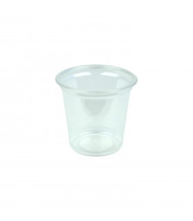 Pot plastique PET transparent  H43mm 30ml