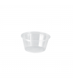 Pot plastique PET transparent  H33mm 100ml