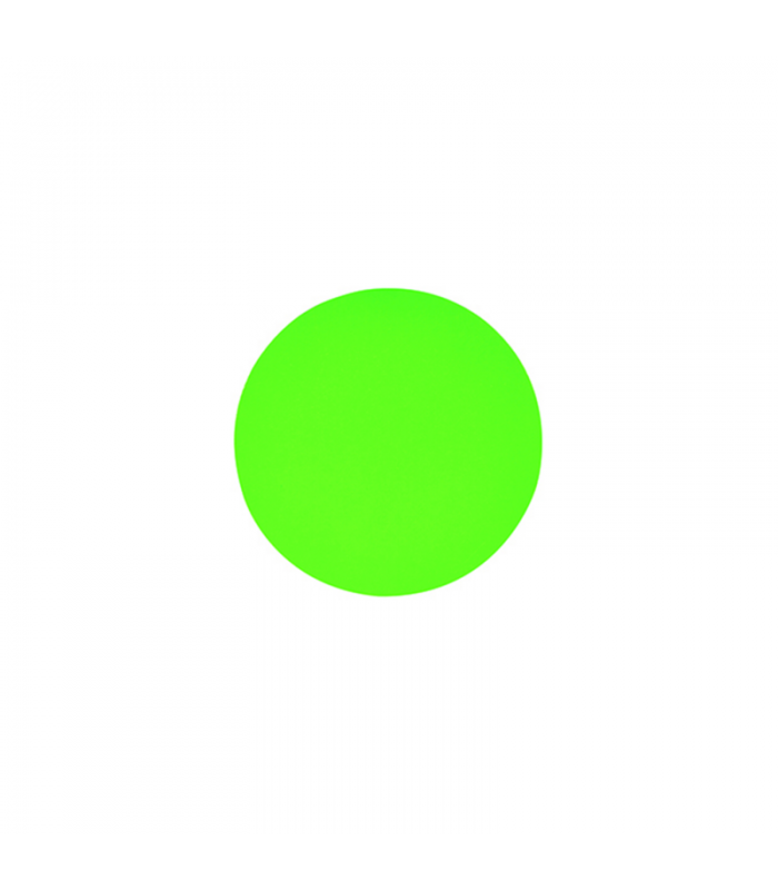 Rond carton double face anis/fushia