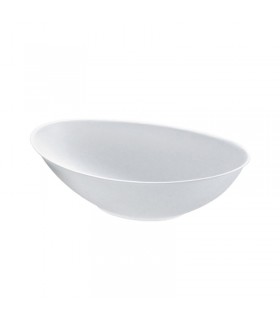 Bol ovale blanc en pulpe "BioNchic" 240x145mm H63mm 1000ml