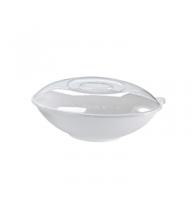 Couvercle BioNchic dôme transparent en plastique PET 240x150mm H43mm
