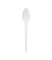 Cuillère à café plastique PS blanche 114