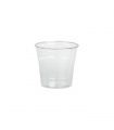 Pot à dessert transparent en plastique PET  H88mm 390ml