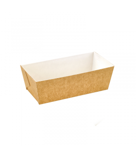 Moule de cuisson carton microflute rectangulaire  159x80mm H50mm