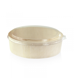Couvercle Samourai dôme transparent en plastique PET transparent pour bol  H18mm