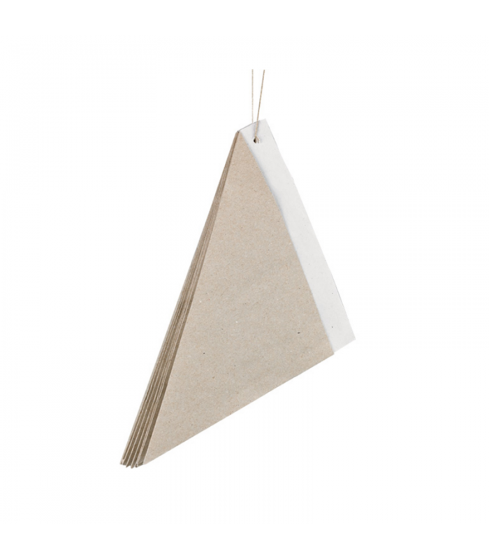 Cône papier kraft ingraissable intérieur blanc  280x420mm  1260ml
