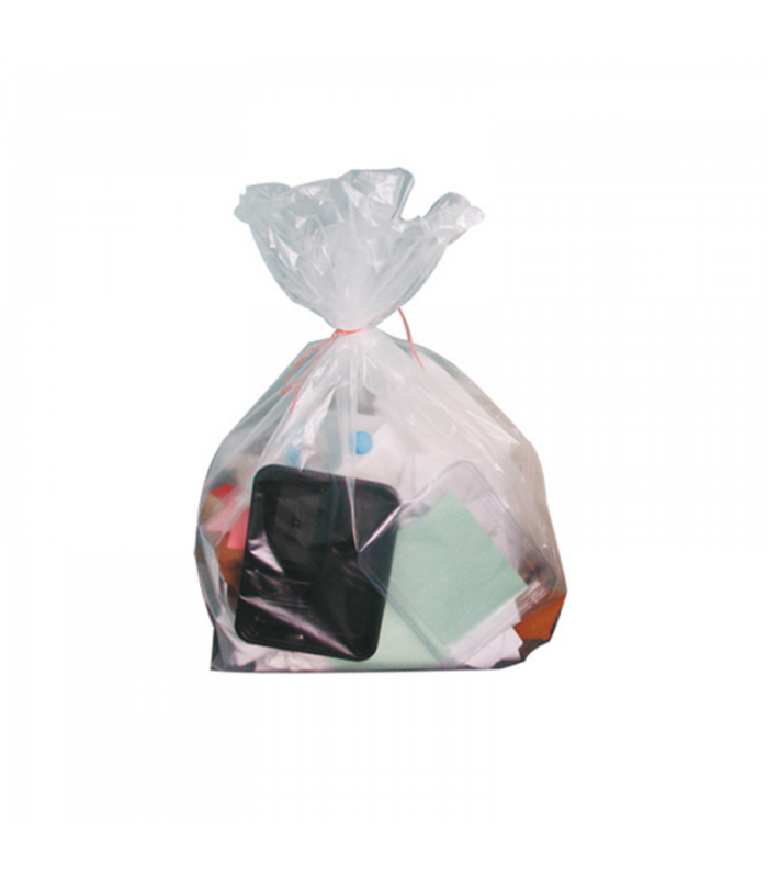 Sac poubelle transparent  420x380mm H1 200mm 160000ml