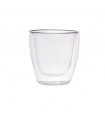 Mini verre borosilicate double paroi "Boogy"   H65mm 80ml