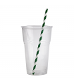 Gobelet PLA transparent 575ml 95mm  H130mm