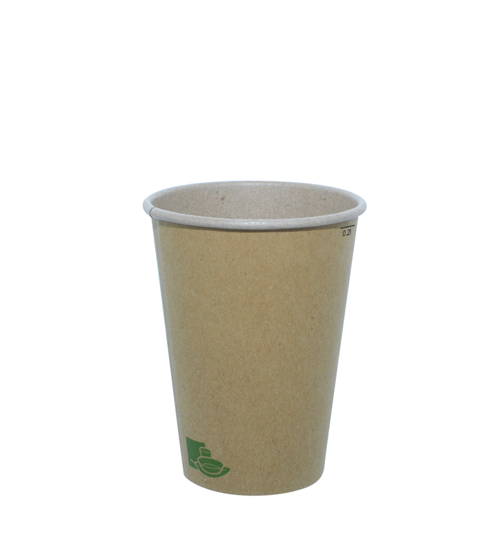 Gobelet carton kraft "Zen"  H93mm 200ml