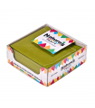 SERVIETTE COTON COCKTAIL VERT 200x200mm
