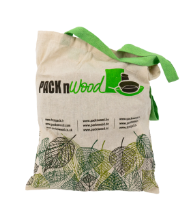 SAC COTON PACKNWOOD AVEC ANSE VERTE