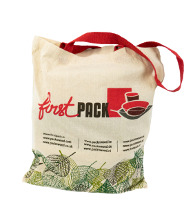 SAC COTON FIRSTPACK AVEC ANSE ROUGE