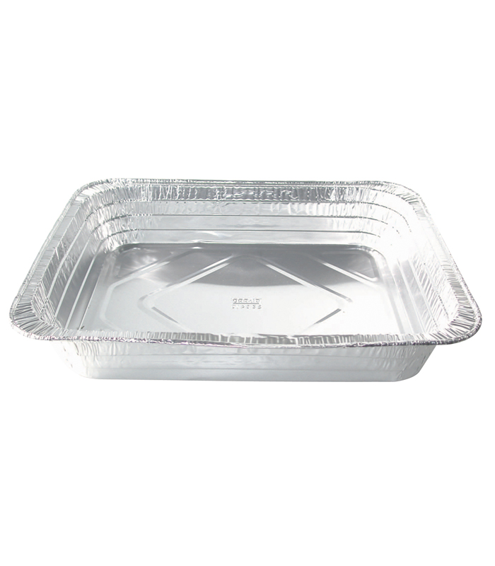 Barquette aluminium rectangulaire 227x177mm H30mm