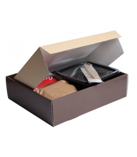 Coffret carton chocolat 230x290mm H75mm