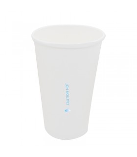 Gobelet AirCup en carton blanc  H110mm 350ml
