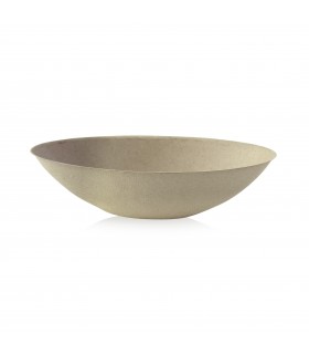 Bol ovale brun en pulpe "BioNchic"  225x135mm H55mm 750ml