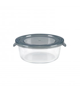 Combo Bol CookShow en verre compartimenté+Couv PP    H60mm 390ml