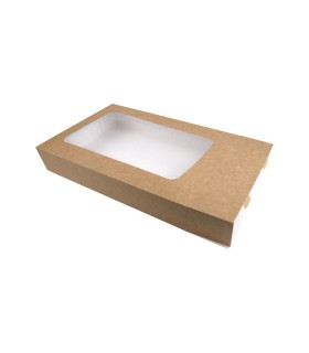 Etui en carton kraft pour plateau repas 455x311mm H81mm