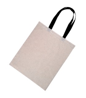 Tote bag à anses noires 10x380mm H450mm