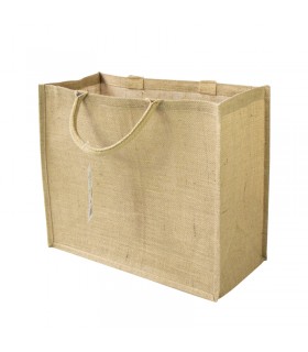 Sac cabas en jute brun 450x220mm H370mm