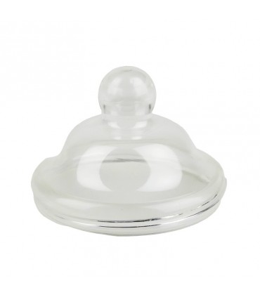 Couvercle dôme transparent en forme de bonbonnière en plastique PP, à visser  H55mm -225Pcs Couvercle dôme transparent en forme de bonbonnière en plastique PP, à visser  H55mm -225Pcs
