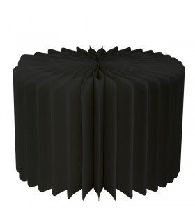 Presentoir Noir pliable avec plateau en acrylique  H200mm