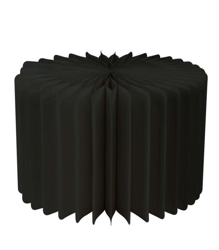 Presentoir Noir pliable avec plateau en acrylique  H200mm