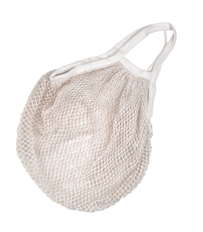Filet de courses en coton naturel avec anses 10x400mm H400mm