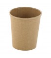 Pot carton kraft brun chaud et froid   H65mm 120ml - 1000Pcs