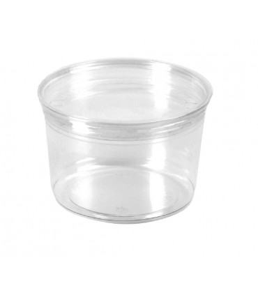 Pot Deli rond PET transparent  H104mm 750ml-500Pcs