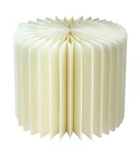 Presentoir blanc pliable avec plateau en acrylique  H400mm