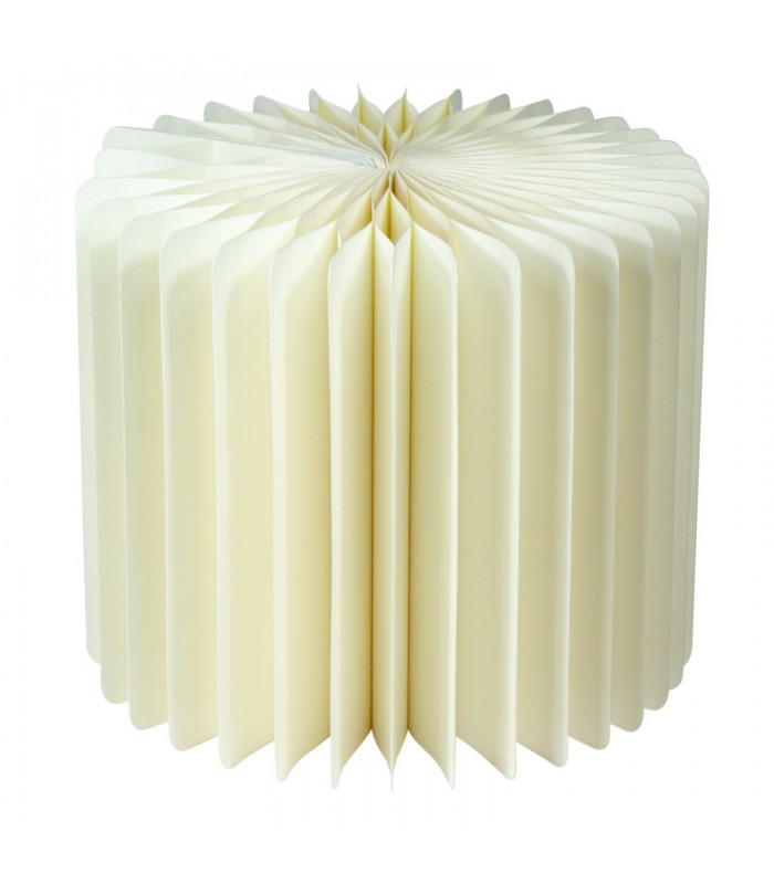 Presentoir blanc pliable avec plateau en acrylique  H400mm