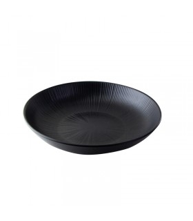 Black Phoenix assiette creuse noire ré-employable   H46mm 950ml -12Pcs
