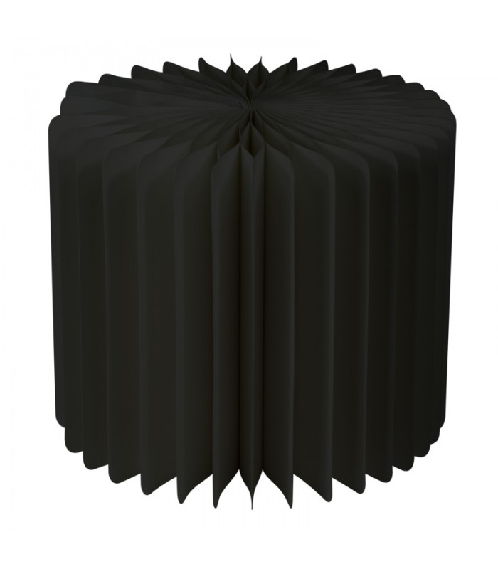 Presentoir Noir pliable avec plateau en acrylique  H400mm