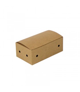 Boîte Kraft 9 Nuggets  140x78mm H53mm -50Pcs