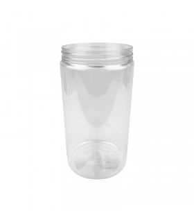 Bocal Bokotwist en plastique PET réutilisable  H167mm 1000ml - 80Pcs