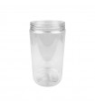 Bocal Bokotwist en plastique PET réutilisable  H167mm 1000ml - 80Pcs