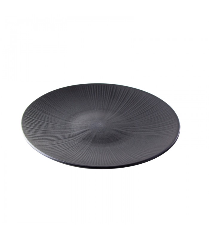 Black Phoenix assiette noire ré-employable  H30mm -12Pcs