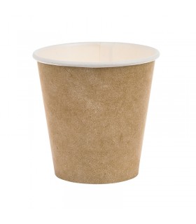 Gobelet blanc imprimé kraft   H80mm 180ml - 1000Pcs