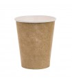 Gobelet blanc imprimé kraft   H89mm 230ml - 1000Pcs