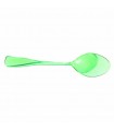Mini cuillère plastique PS verte transparente  100-1000Pcs
