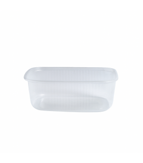 Boite plastique PP rectangulaire transparente  110x80mm H50mm 250ml-1000Pcs