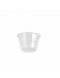 Pot plastique PET transparent   H44mm 120ml-2500Pcs