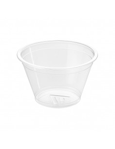 Gobelet plastique PET transparent   H58mm 210ml - 1000Pcs